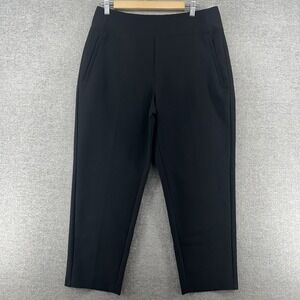 Athleta Endless High Rise Pants Women Size 12/Petite Black Casual Pull On